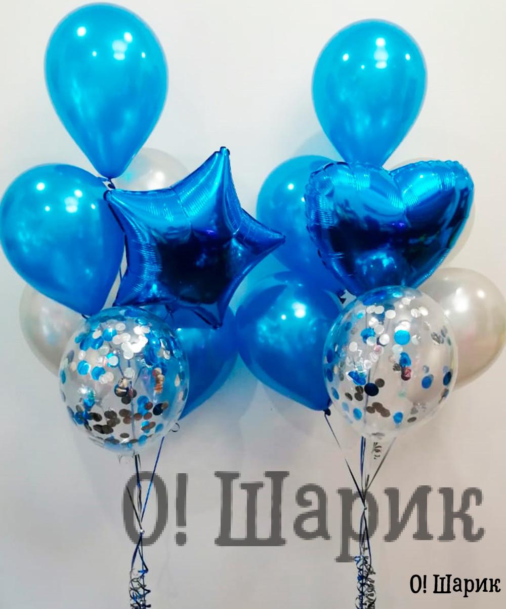 купить гелиевые шары для мальчика в новосибирске
