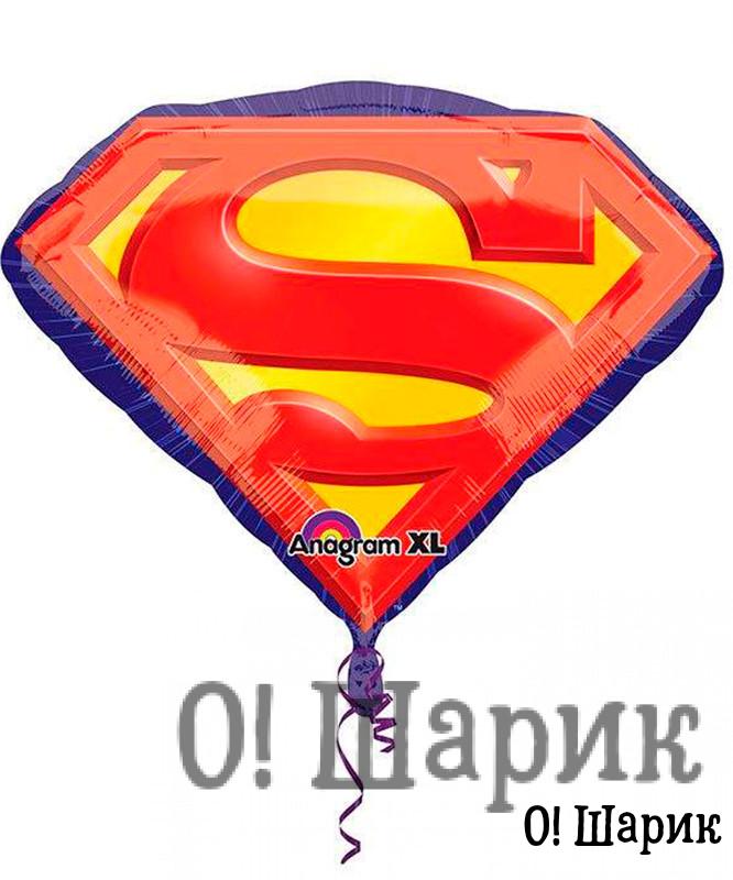№4.27-4 Фольгированный шар эмблема супергероя — изображение 3