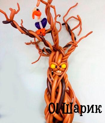 №25.55 Шары на Хэллоуин - дерево страха